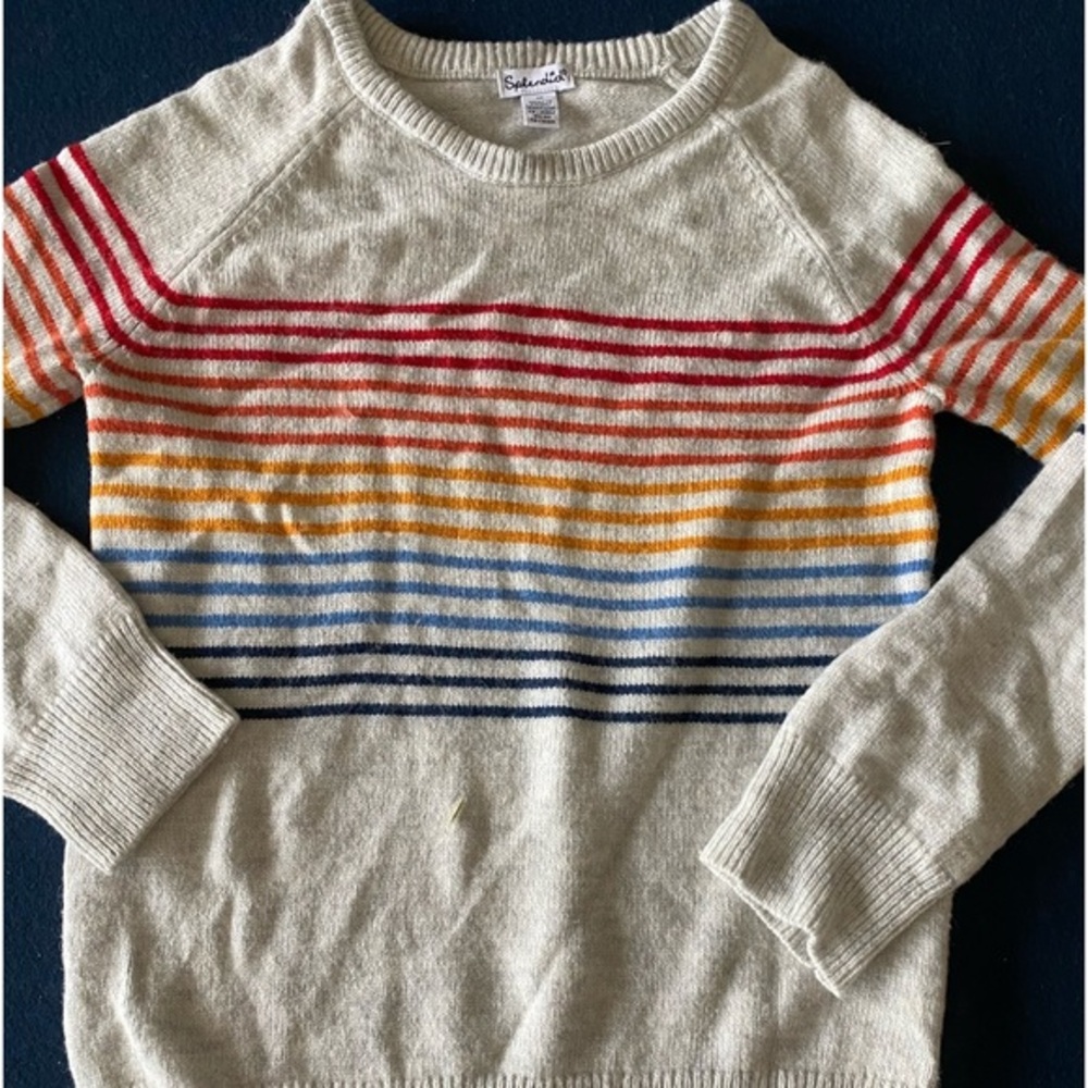 SPLENDID striped sweater! Cute and cozy!! Girls sizing- could be unisex❤️EUC!!